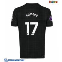 Fotballdrakt Herre Tottenham Hotspur Cristian Romero #17 Bortedrakt 2025-26 Kortermet